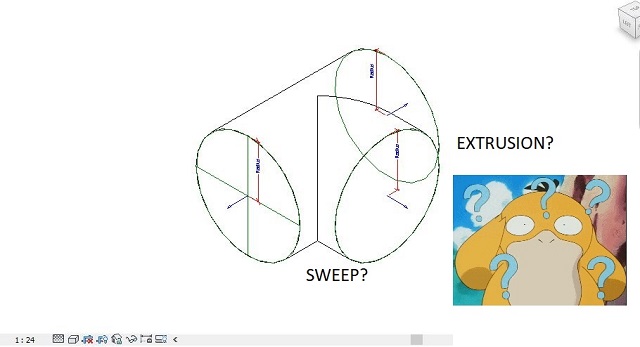 Revit Tee Fitting